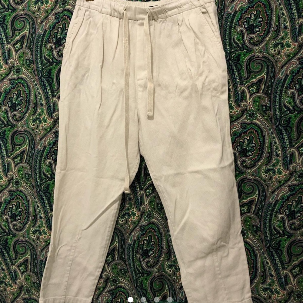 Zara ankle High rise cropped pants